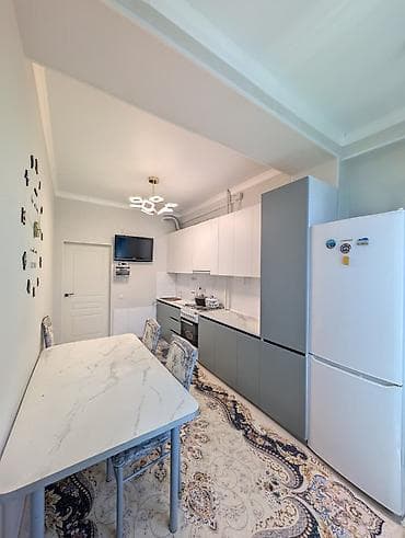 Батирлер: 1 бөлмө, 38 м², Аламедин-1 мкр Элитка, 5 кабат, Евро оңдоо — 5