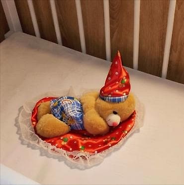 мебельные щиты: Детская кроватка классическая, белая, с реечными боковинами — 4