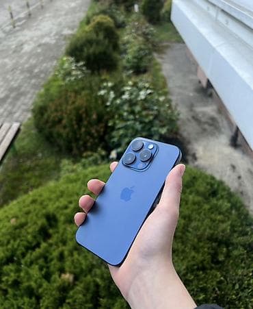 iphone 17 pro max kg: IPhone 15 Pro, Б/у, 128 ГБ, Синий, Чехол, 87 % — 1