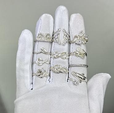 нитрат серебра купить: Кольцо, Помолвочное, Проба 925, Женские, Новый — 10