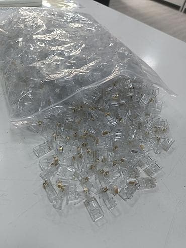 Коннекторы RJ‑45 (8P8C), упаковка россыпью. Оптом по 5 сом - Тип