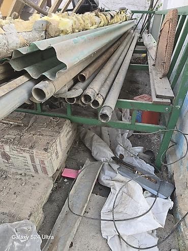 шланги суу: Металлические трубы от тента прицепа, есть около 30ти штук, б/у — 1