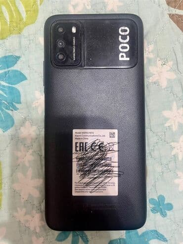 продаю редми 9 а: Poco M3, 128 ГБ, цвет - Черный — 1