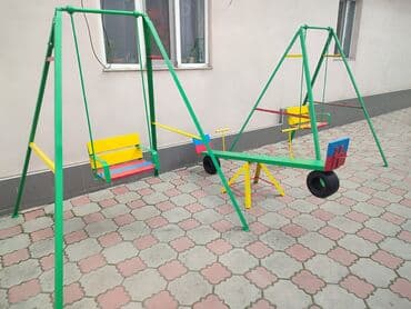 этно одежда бишкек: 🍀Беседка домик в наличии 🍀качалка лодочка в наличии 🍀паровозик в — 13