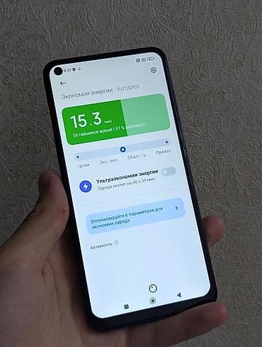 redmi 9a: Redmi, Redmi Note 9, Б/у, 64 ГБ, цвет - Синий, 2 SIM — 4
