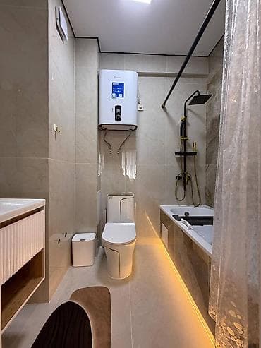 Недвижимость: 1 комната, 38 м², Кок-Жар мкр Элитка, 6 этаж, Дизайнерский ремонт — 4