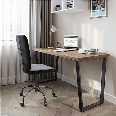 стол компьютерный с полками: Офисный стол, Новый, Регулируемый, цвет - Белый, Прямоугольный, ЛДСП, Платная доставка — 6