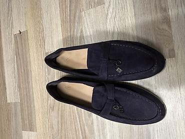 мокасины: Лоферы, 41, Loro Piana, Б/у, цвет - Синий — 1