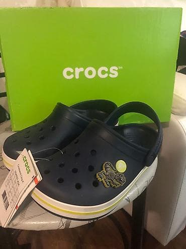 Crocs сабо/ сандали 34-35р оригинал!!! Новые!!! Темно - синий Цена в — 1