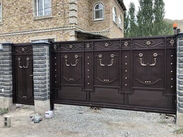 срочно продаю ворота: Ролики / Балка / Консольная система Работают тихо Заводские 3 Вида — 5