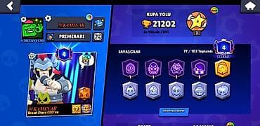 Игровой аккаунт Brawl Stars. Основные характеристики: - Кубков: 21 — 2