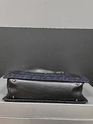 chanel оригинал: Классическая сумка, Chanel, Италия, Материал: Комбинированный материал, Стеганая модель, Женские — 7