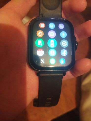 xiaomi poco f6: Смарт-часы с квадратным сенсорным экраном и силиконовым ремешком — 1