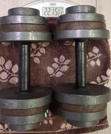 Спортивные сумки: Регулируемые разборные гантели (пара) - Материал дисков: сталь/чугун — 9