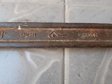 накидные ключи: Ключ рожковый 50x55 мм, советского производства, изготовлен из — 2