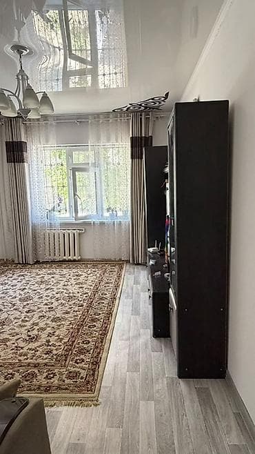 Продажа квартир: 2 комнаты, 56 м², Ошский мкр., 105 серия, 1 этаж, Свежий ремонт — 2