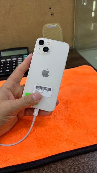 айфон 13 ро: IPhone 13, Б/у, 128 ГБ, Белый, Кабель, 78 % — 1