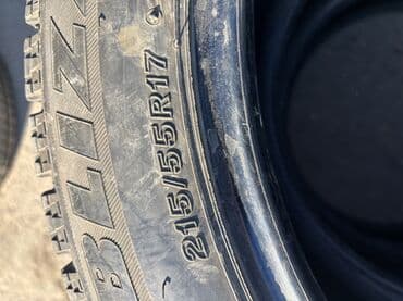 шины на рассрочку: Шины 215 / 55 / R 17, Зима, Б/у, Комплект, Легковые, Япония, Bridgestone — 7
