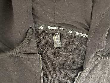 Толстовки: Мужская толстовка, S, Adidas, Б/у, цвет - Черный, Бесплатная доставка — 2