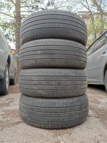 Шины 215 / 55 / R 17, Лето, Б/у, Комплект, Легковые, Корея, Kumho