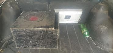 Автомобильные камеры: Сабвуферный комплект для авто - Сабвуфер в корпусе (короб из ОСБ — 1