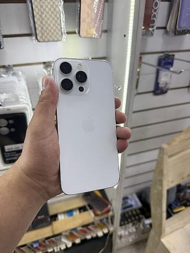 IPhone 16 Pro Max, 256 ГБ, Белый, Чехол, 91 %