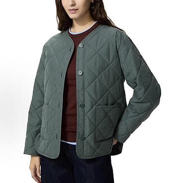 салатовый пуховик: Стеганая легкая куртка от Uniqlo Pufftech куртка женская - Цвет — 2