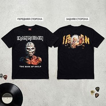 Футболки: Футболки с принтами Iron Maiden (черные) Варианты дизайна: - — 3