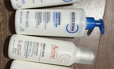 Эмолент для очень сухой и атопичной кожи: 1) Bioderma Atoderm Crème