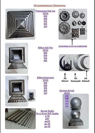 кованые узоры: Другие комплектующие для заборов и ограждений — 5