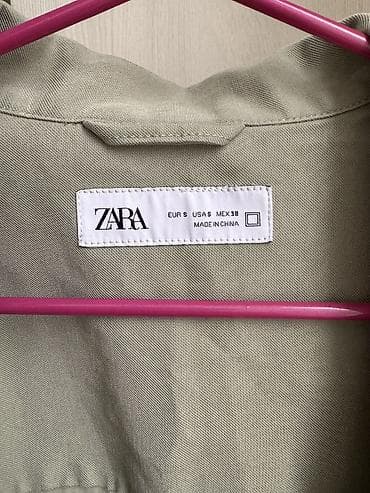 Эркектер кийими: Рубашка ZARA женская/мужская - Размер: EUR S (MEX 38) — указан на — 2