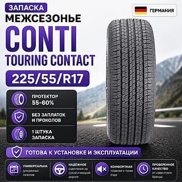 Шины 225 / 55 / R 17, Всесезонная, Б/у, Запаска, Легковые, Япония, Bridgestone — 2