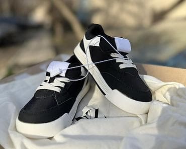 обуф: Детские кроссовки ZARA — 2 модели 1) Черно-белые кеды ZARA - Размер — 1