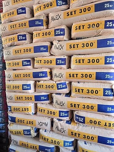 Плитка үчүн клей: Alinex SET 300, Кафелдер үчүн, Reinforced — 2