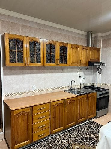 Мебельные гарнитуры: Кухонный гарнитур, цвет - Коричневый, Дерево — 3