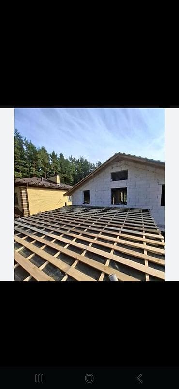 стяжка кылабыз: Кровельные работы под ключ Профессиональный монтаж скатных крыш любой — 1