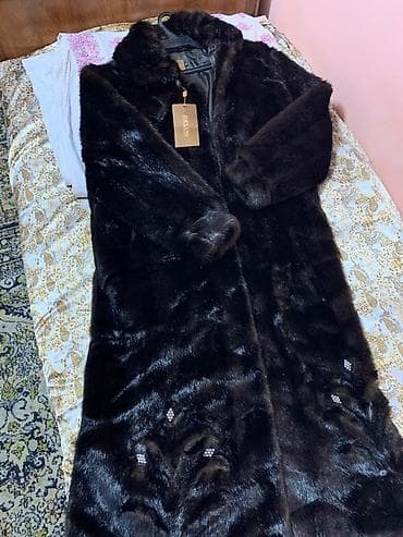 дешевые шубы: Длинная женская шуба из искусственного меха совершенно новая размер — 2