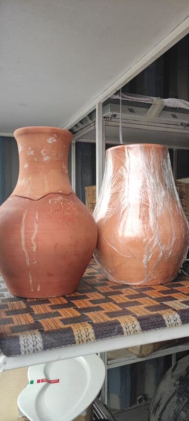 буфет для посуды: (белая керамика/фарфор + стекло): длинная тарелка 63 см 2500сом 1 шт — 5