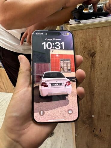 ноутбук колдонулган: IPhone 15 Pro, Колдонулган, 128 ГБ, Заряддоочу түзүлүш, Коргоочу айнек, Каптама, 89 % — 1