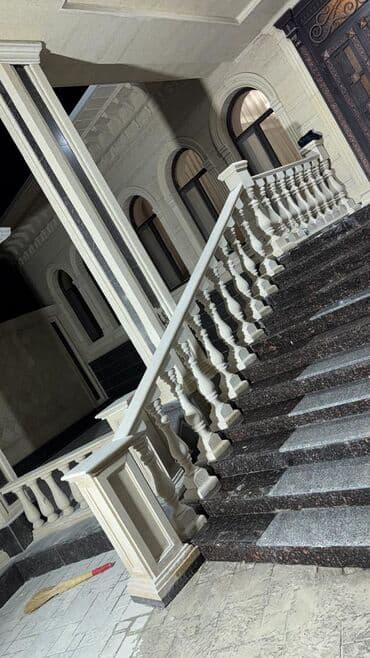 помещение для кафе: Фасад Сары таш Гранит сокол ступенька Балясина перила тумба бардык — 4