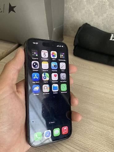 iphone 22: IPhone 15 Pro, Black Titanium, Чехол, 87 % — 5