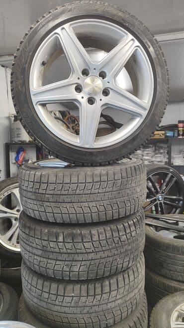 шины и диски на хундай портер 2: Колеса в сборе 225 / 45 / R 17, Зима, Б/у, Комплект, отверстий - 5 — 7
