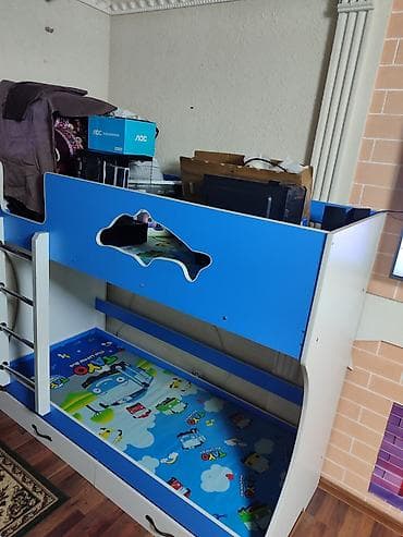 Балдар дүйнөсү: Балдар үчүн эки ярустуу, ЛДСП, түсү - Көк — 3