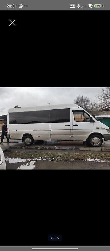 Транспорт ижарасы: Merce база, высокий кузов). Особенности и комплектация: - Вместимость — 7