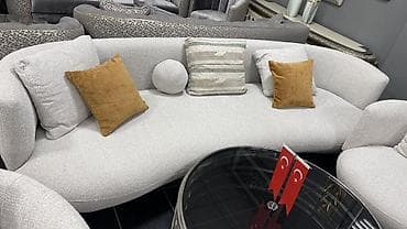 Эмерек гарнитурлары: Ашкана үчүн жумшак бурчек, түсү - Боз — 5