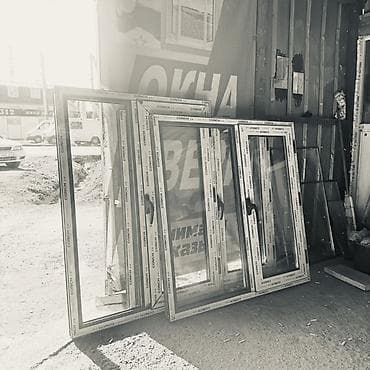 Терезелер жана комплектөөчүлөр: ПВХ-окна и двери из профиля CONCH - Изготовление оконных и дверных — 1