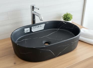 умывальник садовый: Раковина для ванной, Круглая форма, Материал: Керамика — 1