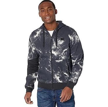 Caterpillar. Мужская толстовка с капюшоном и молнией во всю