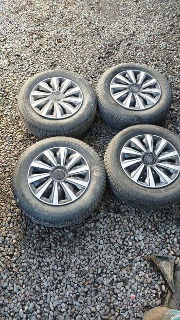 приус шины: Колеса в сборе 175 / 70 / R 13, Лето, Б/у, Комплект, Железные, отверстий - 4 — 5