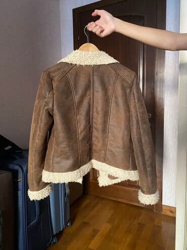 дешево дубленка: Дубленка, Классическая модель, Турция, Короткая модель, S — 3